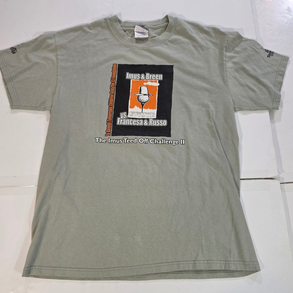 Vintage 1998 WFAN Beefy-T Imus Teed Off Challenge II Golf Charity T-Shirt L